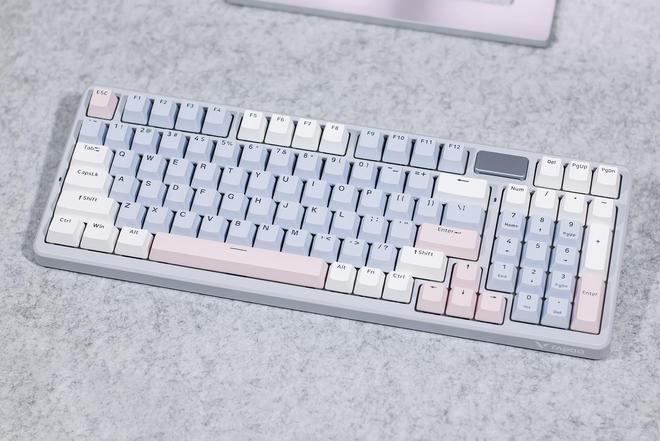 机械键盘评测：线性手感与静音输入的结合新葡京雷柏V700DIY-98无线三模(图4)