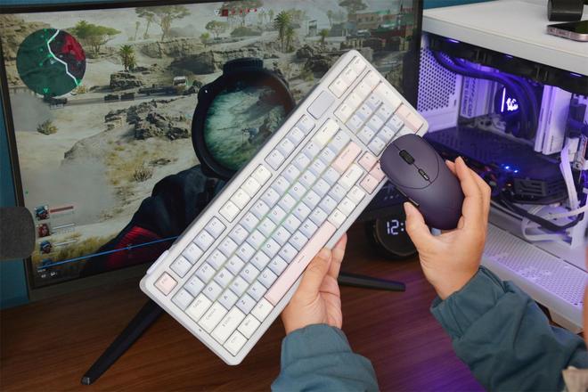 V700DIY-98长续航版无线键鼠套装体验新葡京娱乐王炸组合雷柏VT9 MAX+雷柏(图10)